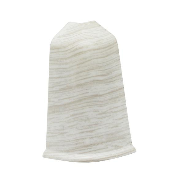 Угол внешний к плинтусу QUADRO 55мм №580 Дуб Северный (25)