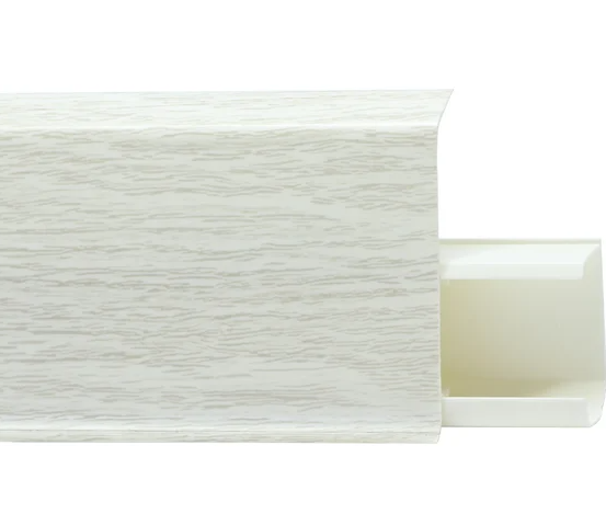 Плинтус ПВХ c съемной панелью TERA №716  Сандал  72мм (24)