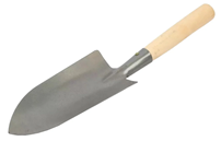 Совок посадочный большой с деревянной ручкой 0,8мм (упак.25шт)