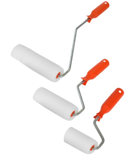 Валик 150мм, полиамид + запаска, ручка 100мм удлиненная "B.E.mini" (25шт/50шт) CCC