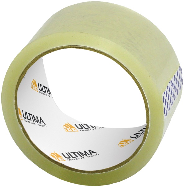 Клейкая лента Ultima упаковочная прозрачная 40 мкм 50мм*40м (6/36)