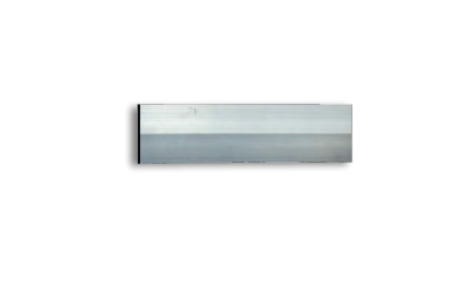 Правило алюм. с ребром жесткости "Трапеция" с заглушками 95х20х1000мм