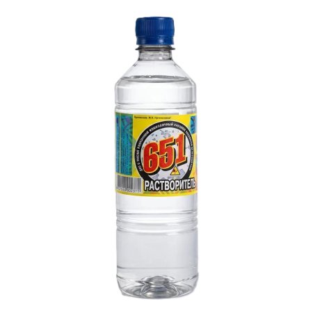Растворитель 651 бут. пэт. 0,5л (25)
