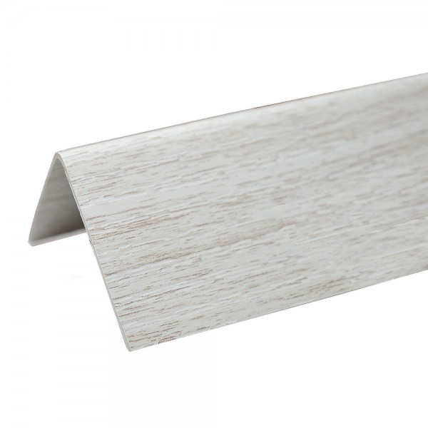 Угол двустрон. "Грейс" Ясень белый   40*40*2700  (25шт)