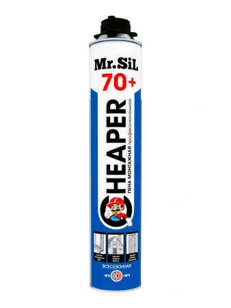 Пена монтажная Mr.Sil Cheaper профессиональная всесезонная 70+ 