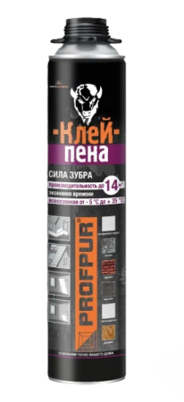 Клей-пена PROFPUR проф. всесезонная 750мл, 880г (12)