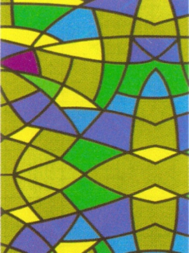 9033 Пленка 0,45*8м витражная самокл.HONGDA  COLOR DECOR