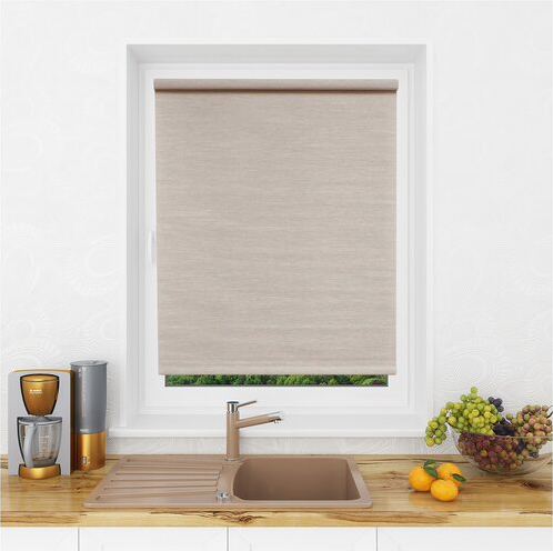 Мини Ролета Шайн LM 42-04 140*170 (Серо-бежевый)  ВЫВЕДЕНЫ
