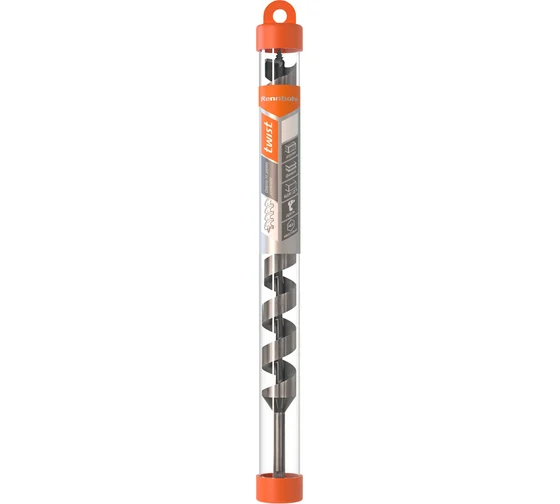 Сверло по дереву балочное шнековое 18x460mm Rennbohr Twist 654618/559318 ССС