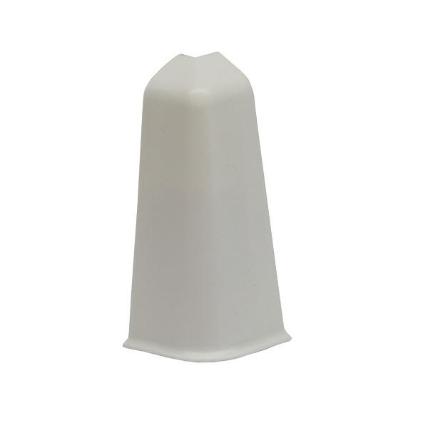 Угол внешний к плинтусу QUADRO 55мм №552 Белый матовый (25)