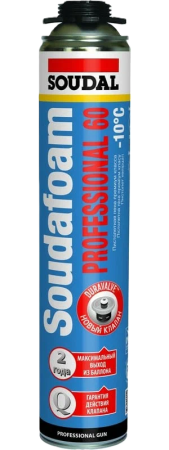 Пена монтажная "SOUDAL" Professional 60л. профессиональная 750мл