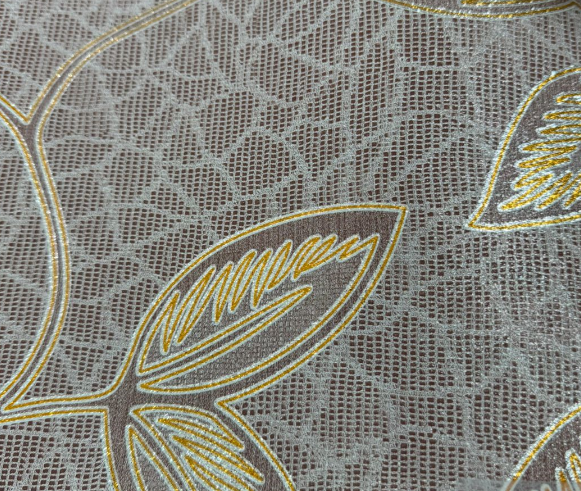 Клеенка ПВХ на тканевой основе Dekorelle Palmira 035-1, разм. 1,4х20м