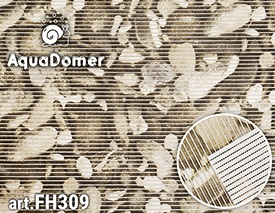 Коврик ПВХ для ванной AQUADOMER FH309, разм. 0,65x15м