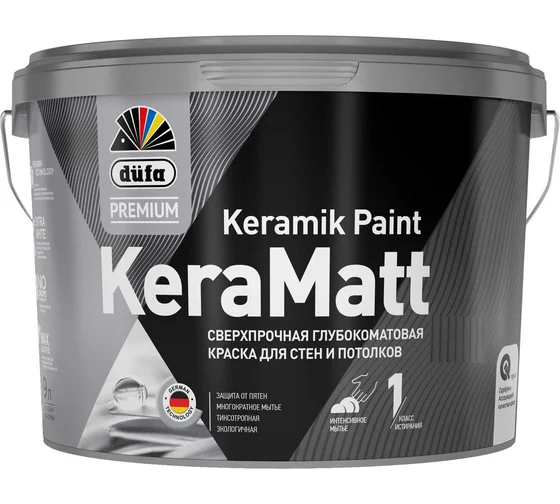 Краска В/Д "Dufa Premium Keramatt" база 1 2.5л ССС