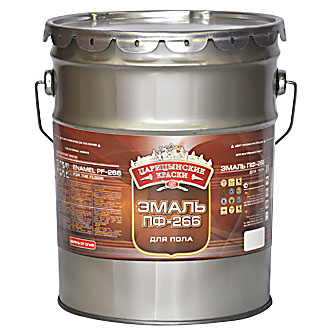 Эмаль для пола ПФ-266 красно-коричневая быстросохнущая ВИТ color 0,8кг