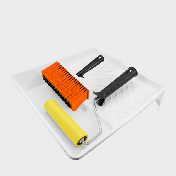 Набор "Для обоев" ванна 320х350мм + кисть торц 50х140мм + валик приж. 150мм (8шт/уп) ССС