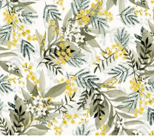 Клеенка ПВХ на тканевой основе Dekorelle Adèle 688, разм. 1,4х20м