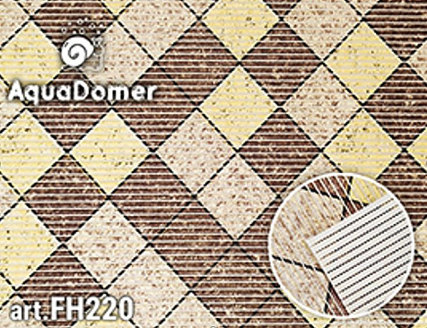 Коврик ПВХ для ванной AQUADOMER FH220, разм. 0,8x15м