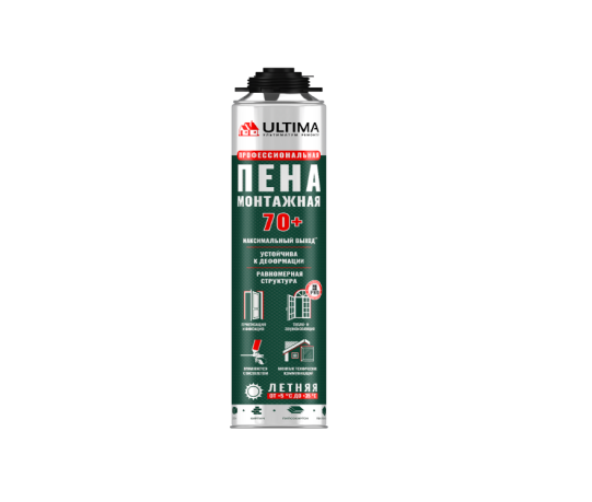 Пена монтажная ULTIMA PRO 70+ профессиональная 850мл
