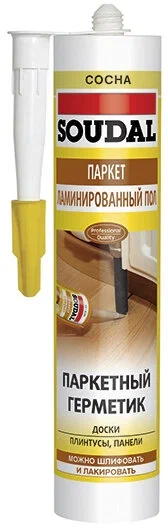 Герметик паркетный "SOUDAL" сосна 280мл (15)   НЕ ВОЗИМ ПРИ -С