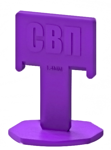 Зажим "Флажок" 1,4мм "DECOR" (пакет 100шт)