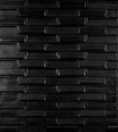Панель самоклеящаяся 3D "DecoSelf" Кирпич черный облицовочный BRO-BI 70*77*0,5см (упак. 10шт)  ССС