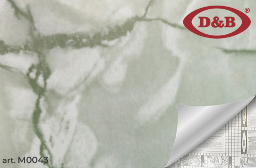 0043М Пленка  самокл. D&B  0.90*8м    мрамор зеленый /1