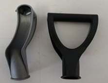 Ручка пластмассовая V-образная для черенка d=32мм (упак. 40шт.) ПЕРВИЧКА  (красная)