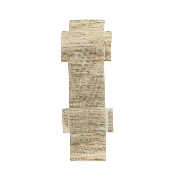 Соединитель к плинтусу QUADRO 55мм №518 Дуб Нуар (блистеры по 2шт)