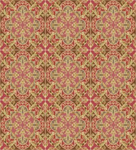 Клеенка PALOMA-8 626-2 восточный мотивы, 100% ПВХ 1,37*20м   РАСПРОДАЖА