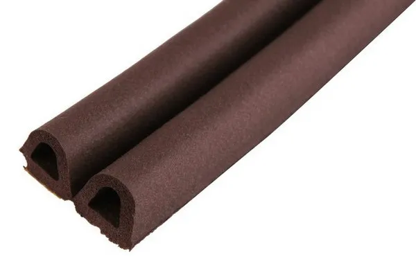 Уплотнитель "KIM TEC" D-профиль, 9*7,5  коричневый, 100 м,(6)
