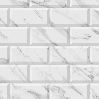 Фартук "Плитка Мрамор" ABS-пластик (термоперевод) 3000*600*1,5мм КомфортПласт