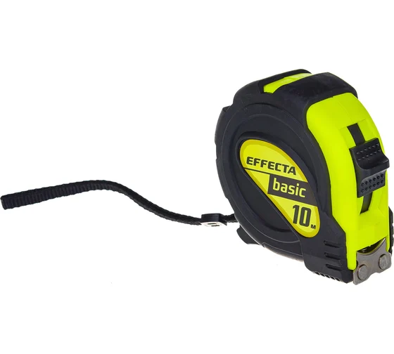 Рулетка Effecta Basic 3S 10м/25мм 3 стопа  571025S