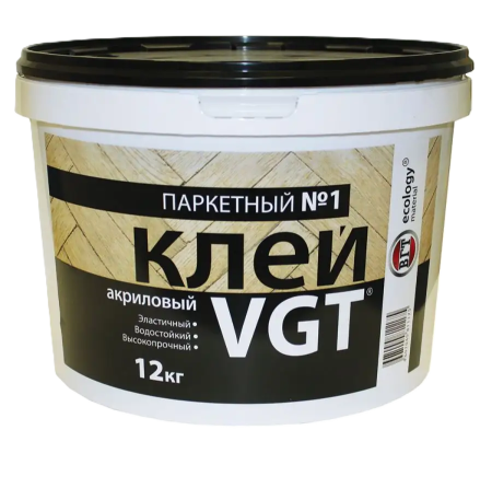 Клей паркетный №1 (для наклеивания натурального паркета) 12кг  ВГТ 15кг
