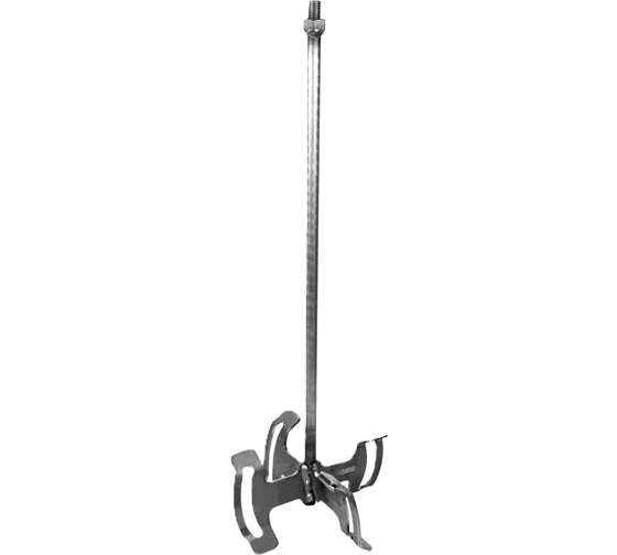 Миксер "DECOR" для сухих смесей d12см, 580мм, М14 (6шт)