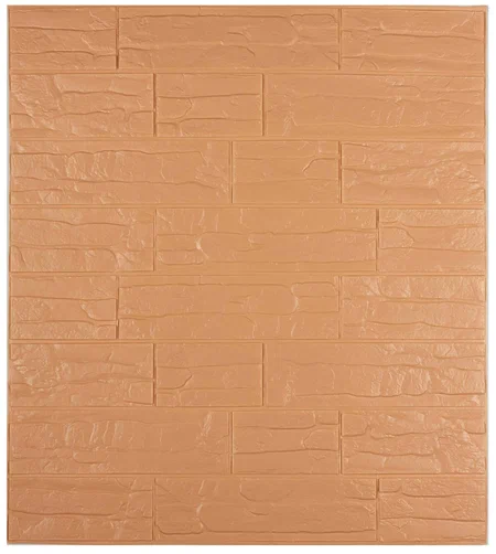 Панель самоклеящаяся 3D "DecoSelf" ЛОФТ бежевый STCE-Csh 70*77см*0,5см (10шт/уп) CCC