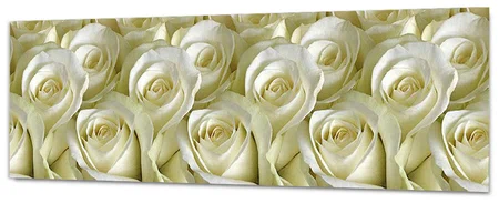 Декоративная панель "Белые Розы" 2000х600мм