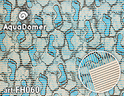 Коврик ПВХ для ванной AQUADOMER FH060, разм. 0,65x15м