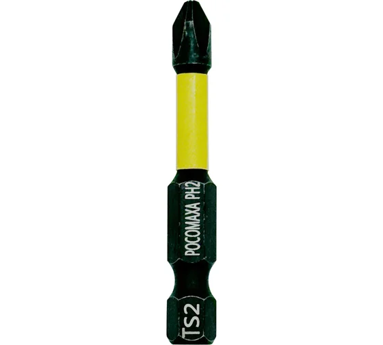 Магнитная ударная бита PH 2 x 50мм (10 шт./уп) "РОСОМАХА"