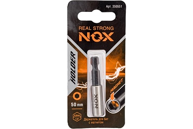 Держатель для бит E6.3 50мм, 1 шт карта 350551