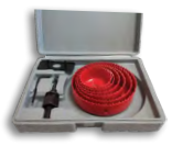 Набор коронок по дереву 6шт (51, 57, 67, 76, 89, 102мм)