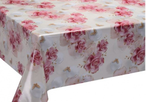 Клеенка DIAMOND ST-8006-1 на тканевой основе 3D 1.37м*0.28мм*20м