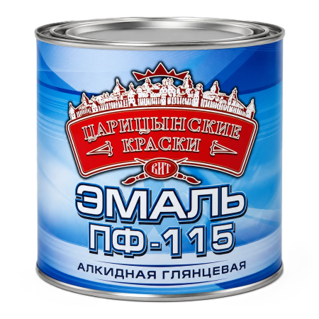 Эмаль  белая матовая ПФ-115 "Царицынские краски"  0,4кг