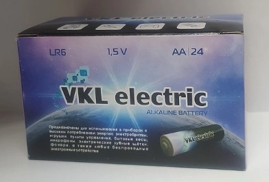 Батарейка LR6 / AA VKL elektric Alkaline ВР*24 элем. пит. (24) ("пальчиковая")