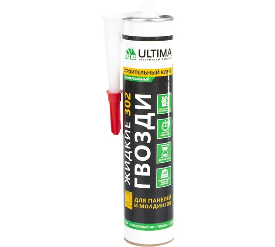 Клей "ULTIMA 302" для панелей и молдингов, 360г (12)