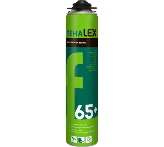 Пена пистолетная полиуретановая LEX 65+ 850мл (12)   (Тверь)