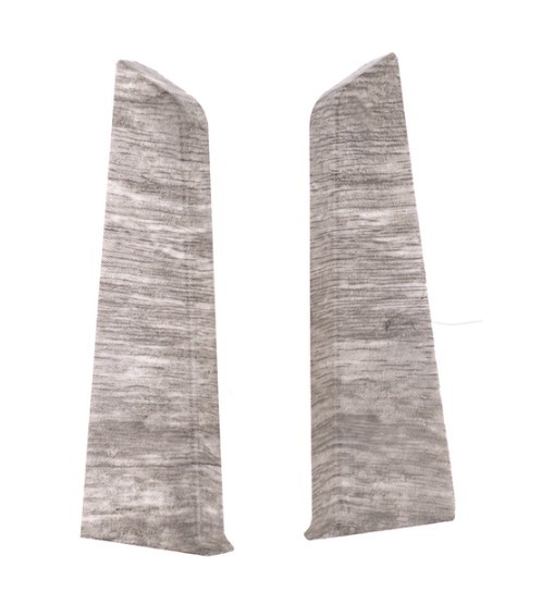 Заглушки к плинтусу  TERA Рейн  72мм (2шт)