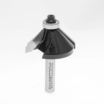 Фреза кромочная конусная с нижним подшипником d8*D40*H18*А45 РОСОМАХА серия 1022