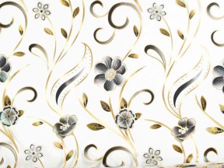 Клеенка силиконовая Dekorelle 010-G (золото прозр фон) 0,8*20м