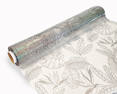 Клеенка 1,2м*0,7мм*20м ТЕРМО T8079-1 прозрачная с рисунком 